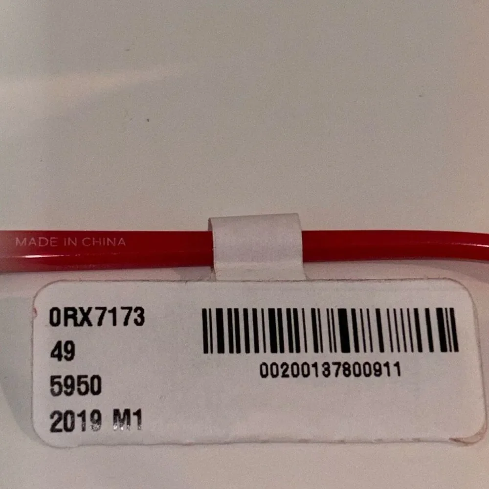 NEW Ray Ban 7173 5950 49 20 145 pink/clear glasses Rx w/case